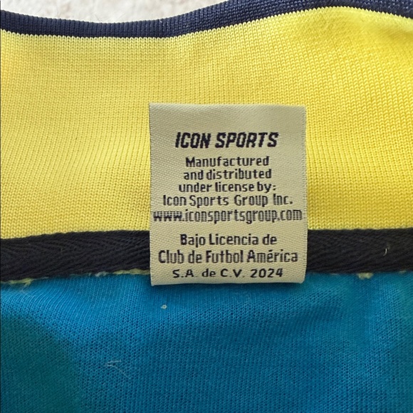 ICON Club America Football Soccer track Jacket Unisex XL Pockets - Picture 6 of 7